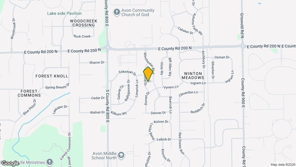 1749 Cumbria Dr Map and Location Details