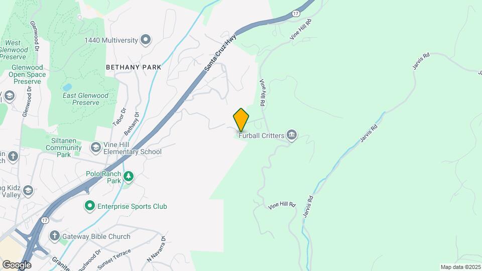 1711 Vine Hill Rd Map and Location Details