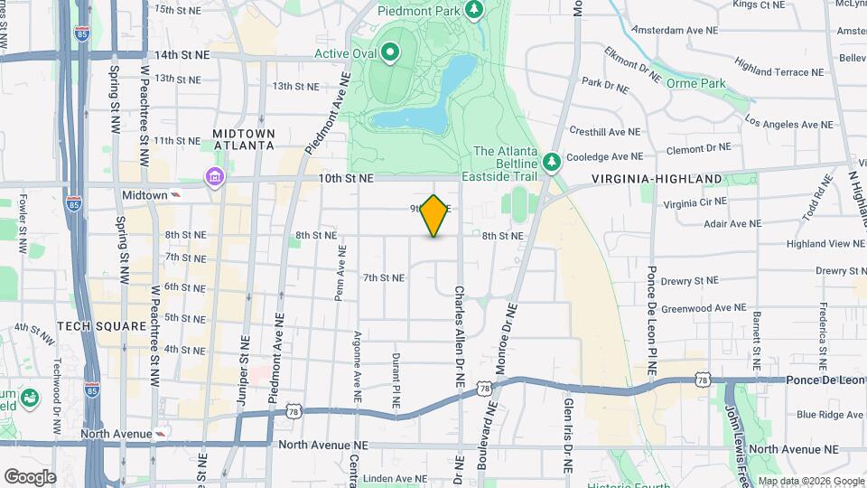 395 8th St NE Map and Location Details