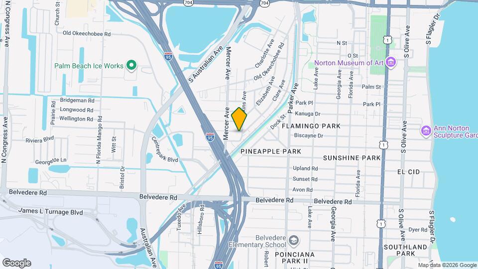 1204 Worthington St Map and Location Details