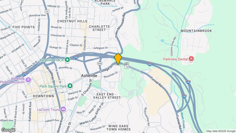 543 College St Map and Location Details