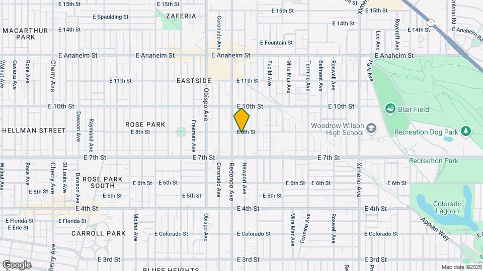 783 Newport Ave Map and Location Details