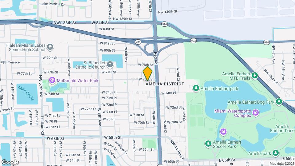 7554 W 4th Ct, Unit B2 Map and Location Details