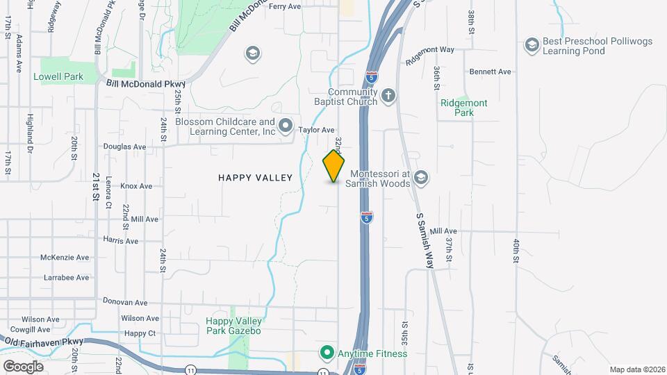 1100 32nd St Map and Location Details