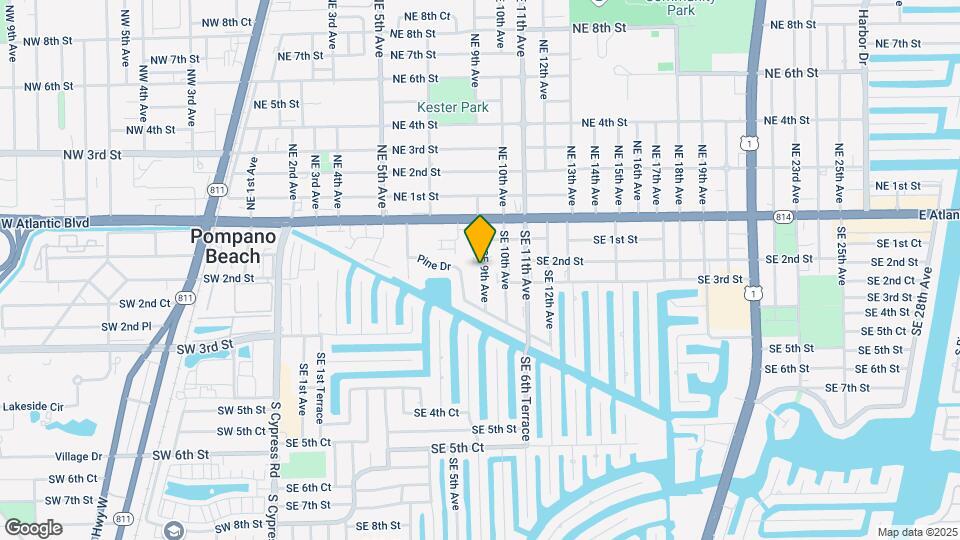 221 SE 9th Ave Map and Location Details