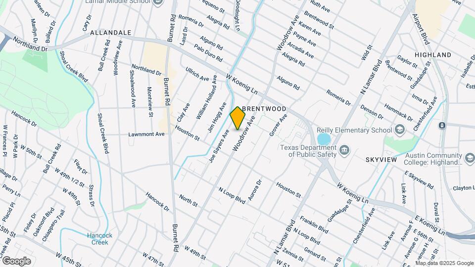 5602 Woodrow Ave Map and Location Details