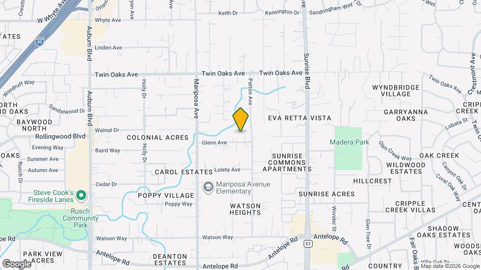 7781 Glenn Ave Map and Location Details