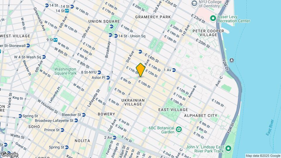 166 Second Ave Mapa y Detalles de la Ubicación
