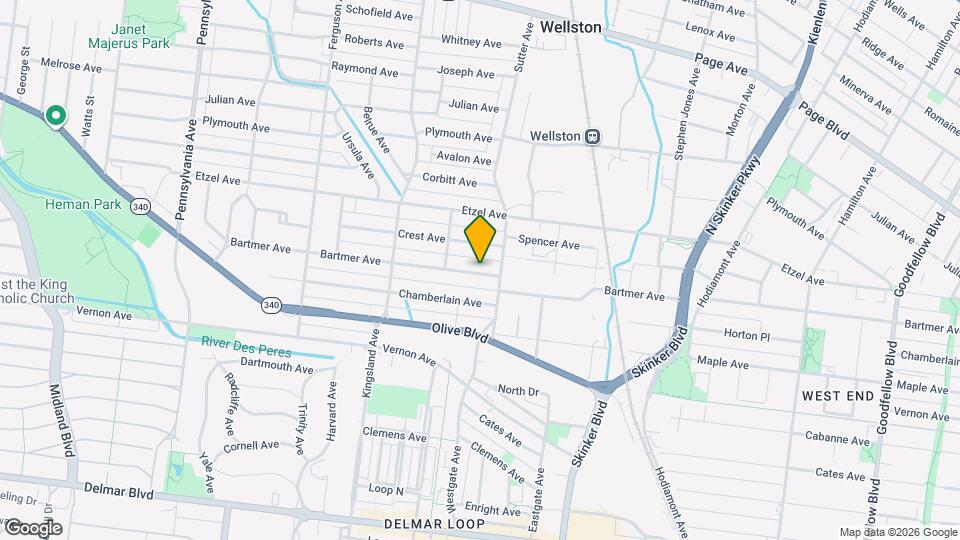 6515 Bartmer Ave, Unit 1 Map and Location Details