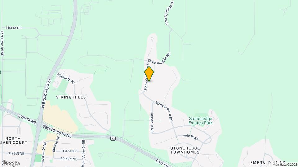 1716 Stone Crest Dr NE Map and Location Details