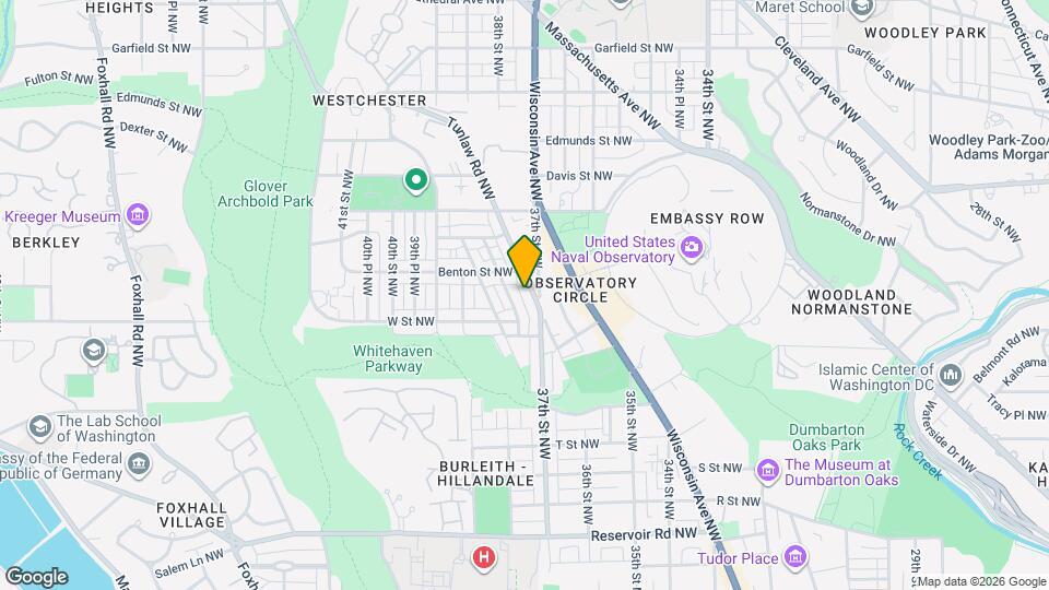 2300 Tunlaw Rd NW, Unit B Map and Location Details