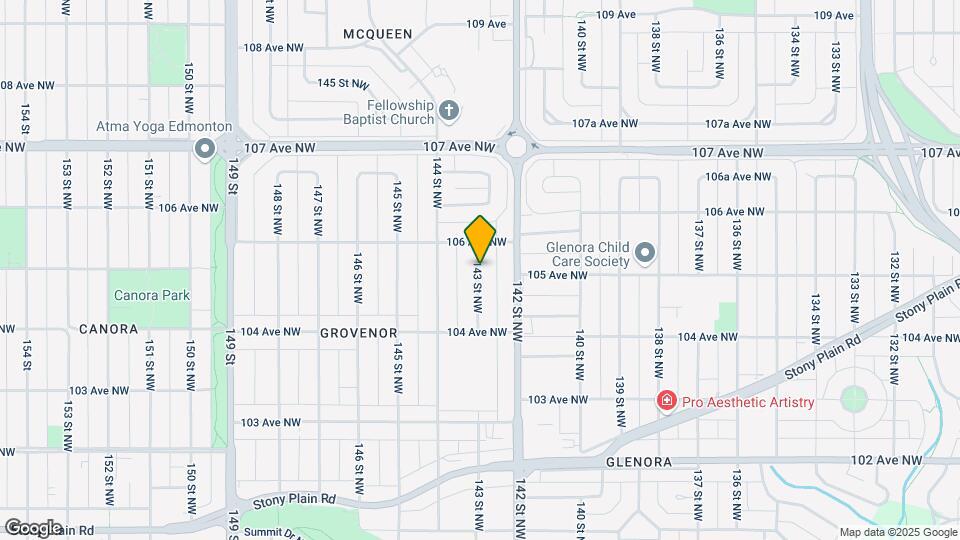 10455-10143 143 St NW Map and Location Details