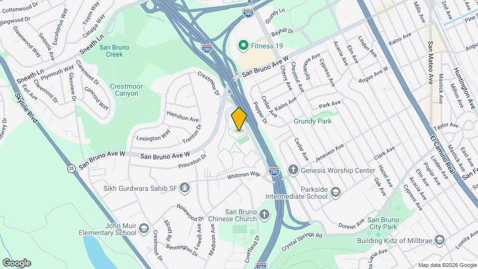 2322 Shelter Creek Ln Map and Location Details