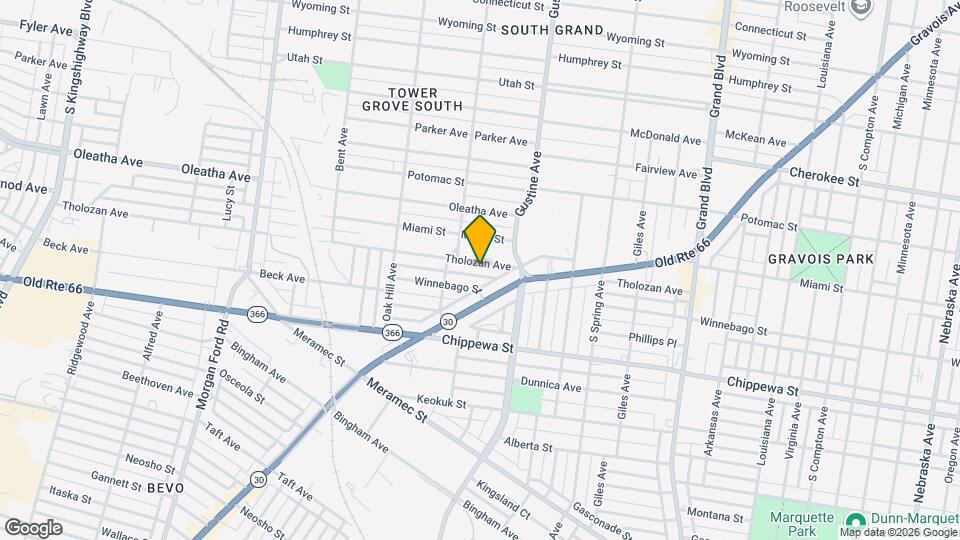 3956 Tholozan Ave Map and Location Details