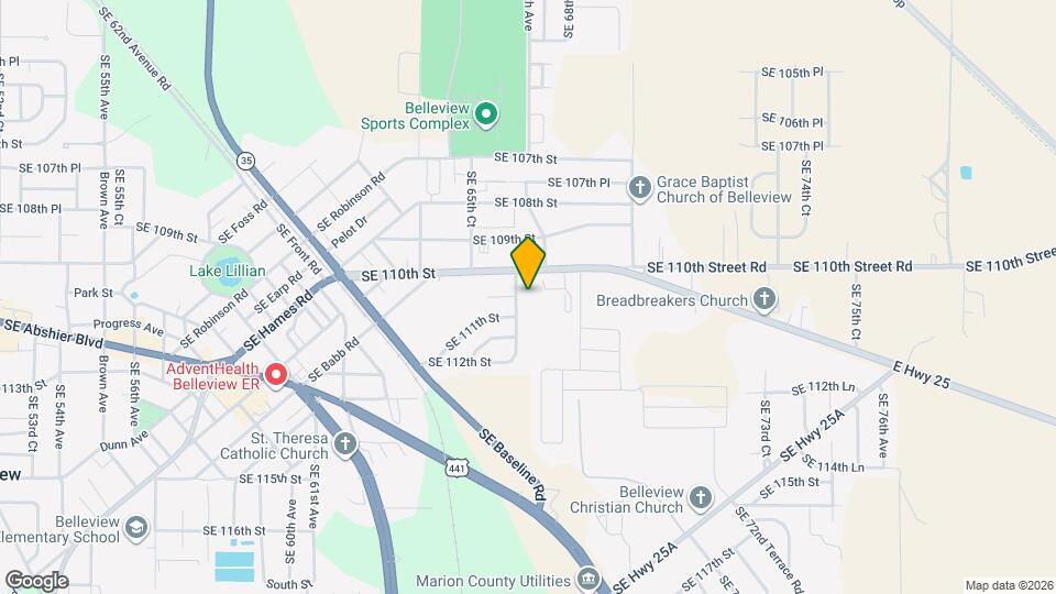 6700 SE 110th St Map and Location Details