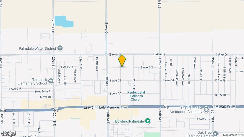 38658 26th St E Map and Location Details