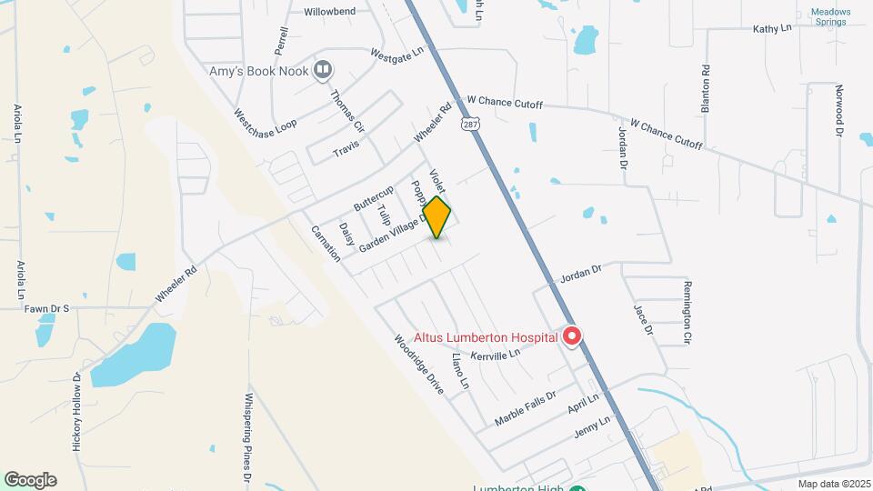 6645 Daylily Map and Location Details