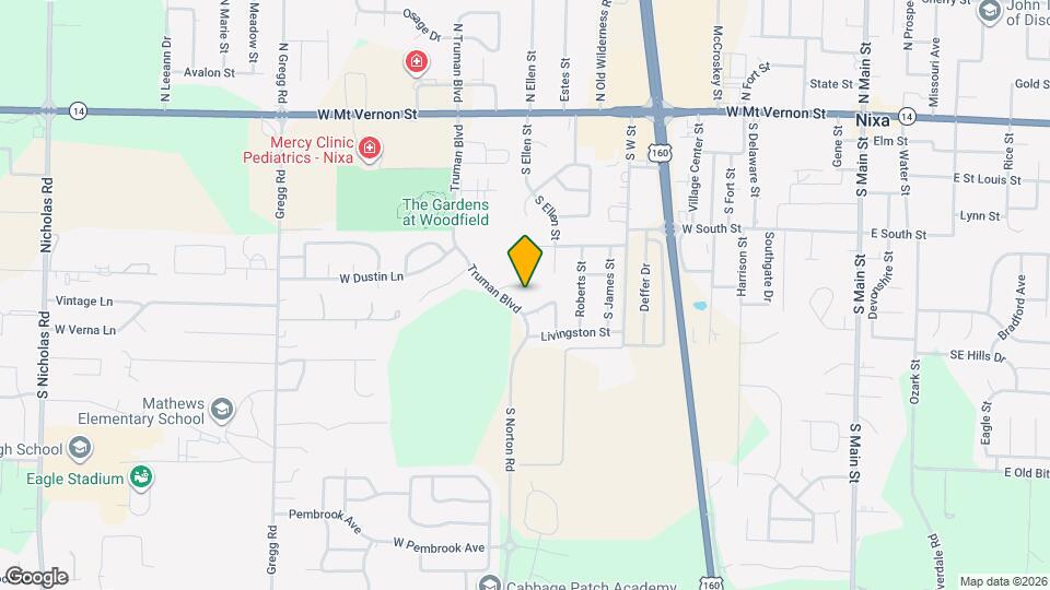 708 W Bryant St Map and Location Details