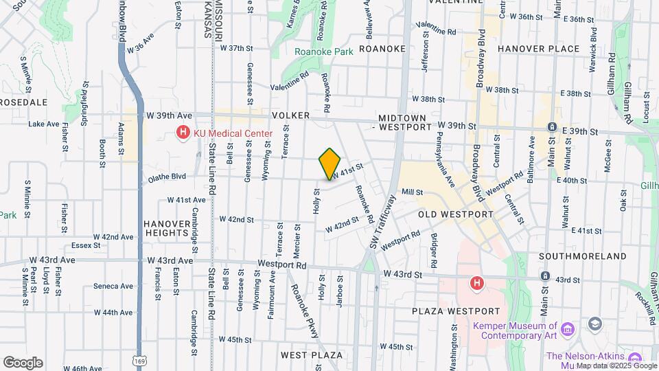 1132 W 41st Ter Mapa y Detalles de la Ubicación