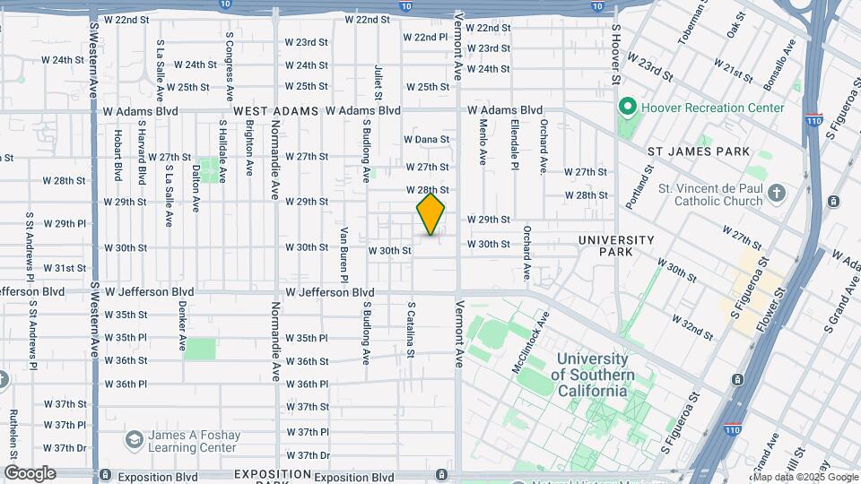 1340 W 30th St Map and Location Details