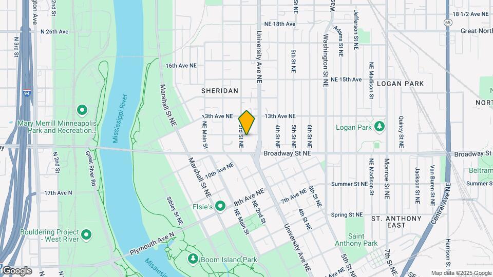 304 12th Ave NE, Unit 2 Map and Location Details