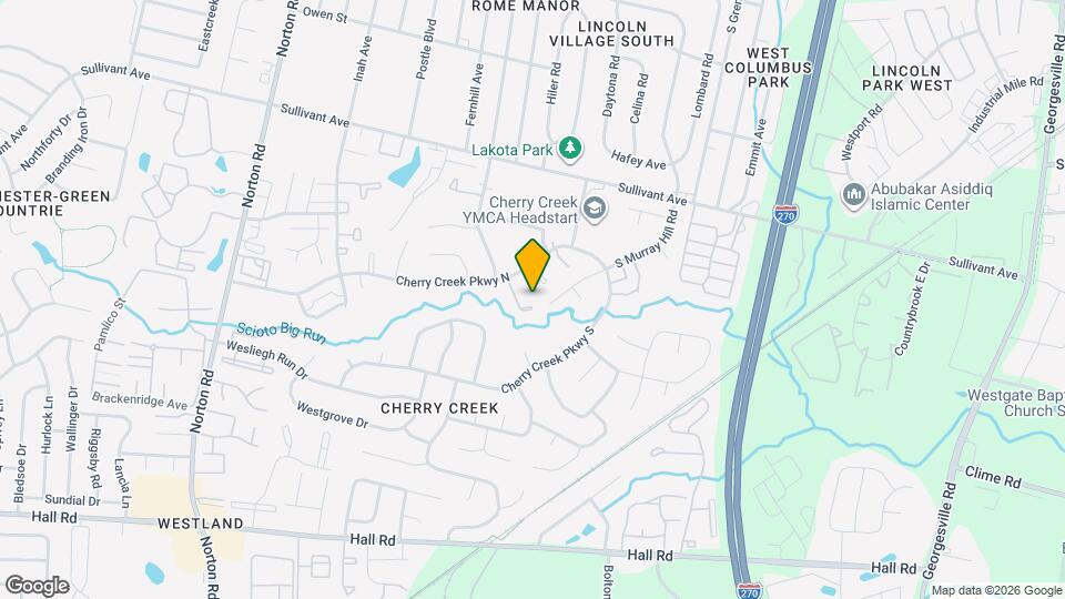 716 Cherry Hollow Rd, Unit Columbus Lincoln Park Unit Map and Location Details