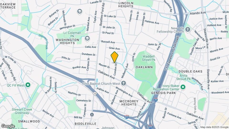 1225 Condon St Map and Location Details