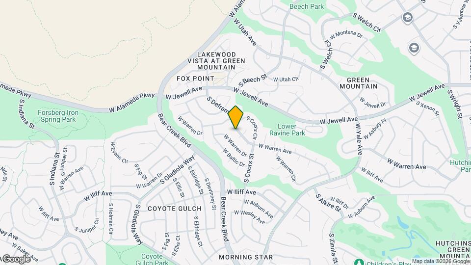 2089 S Deframe St Map and Location Details