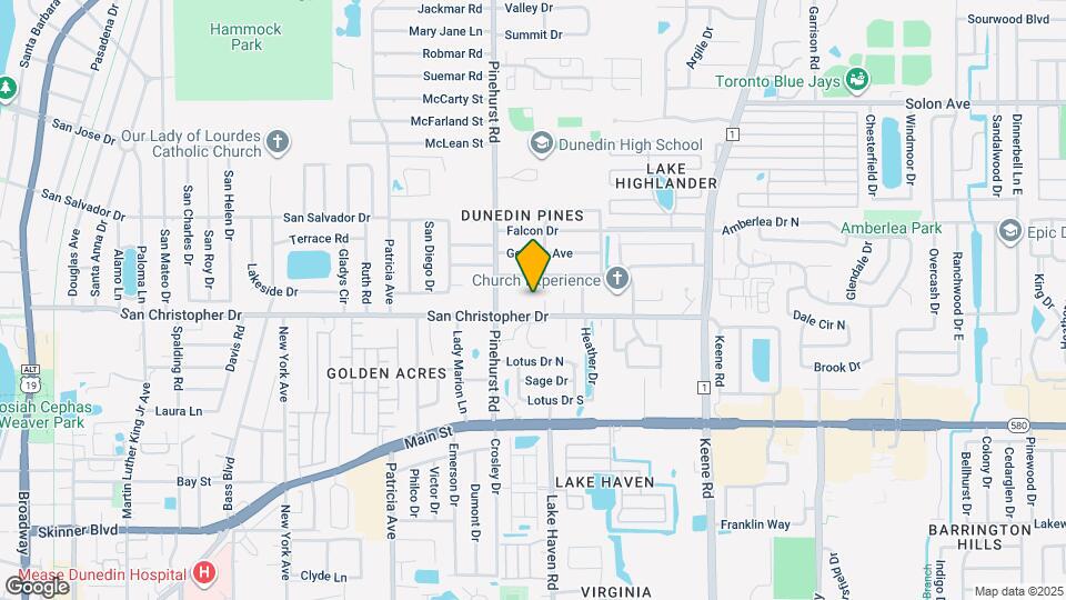 1348 San Christopher Dr Map and Location Details