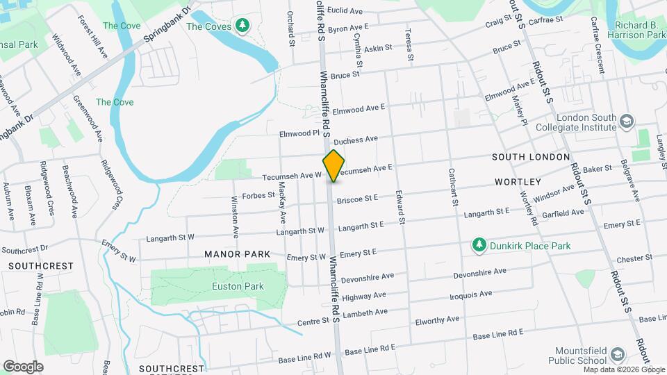 312 Wharncliffe Rd S Map and Location Details