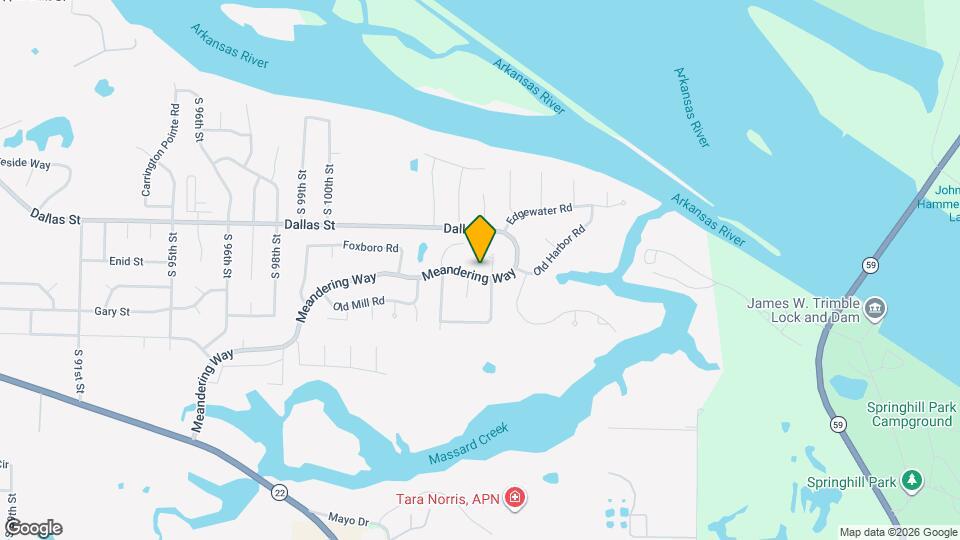 10509 Meandering Way Map and Location Details