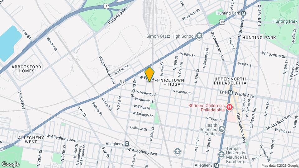 3645 N 21st St Map and Location Details