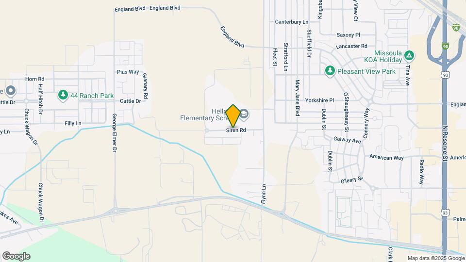 4715 Siren Rd Map and Location Details