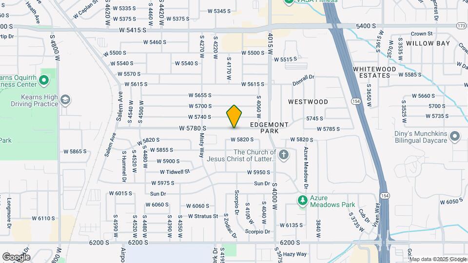 4151 W 5780 S Map and Location Details