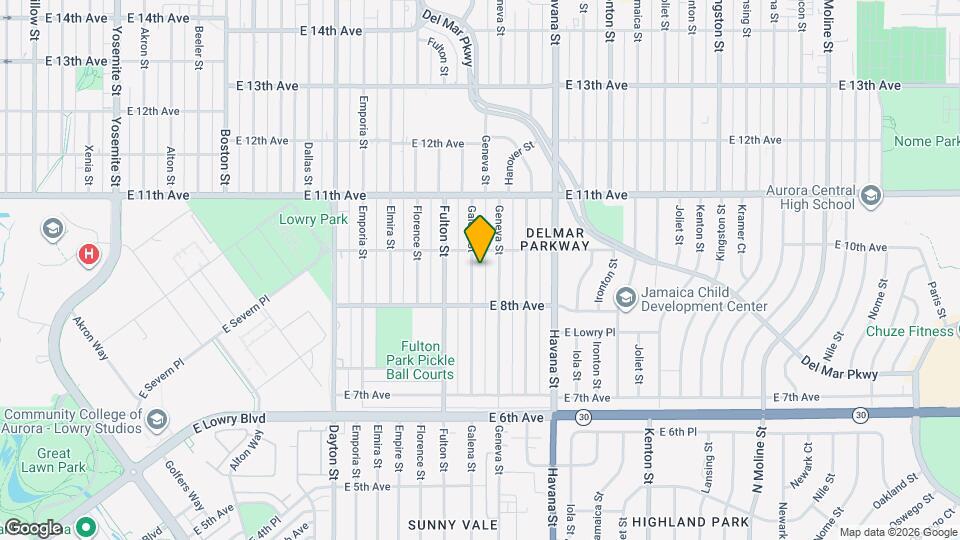 914 Galena St Map and Location Details