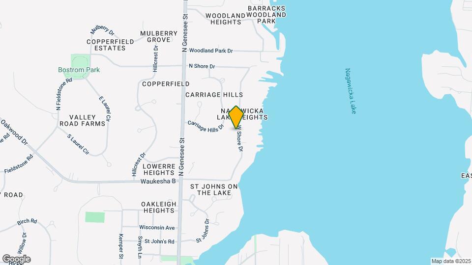1823 W Shore Dr Map and Location Details