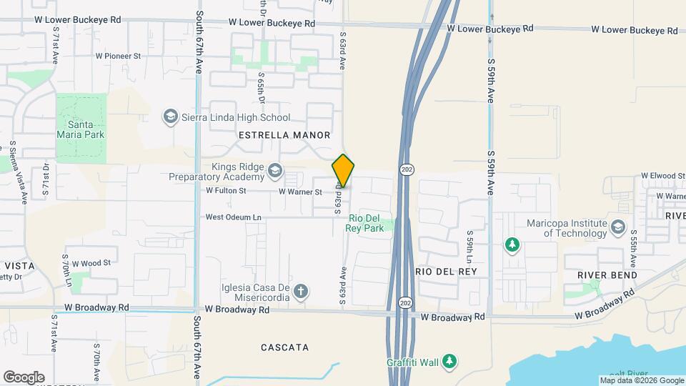 3719 S 63rd Dr Map and Location Details