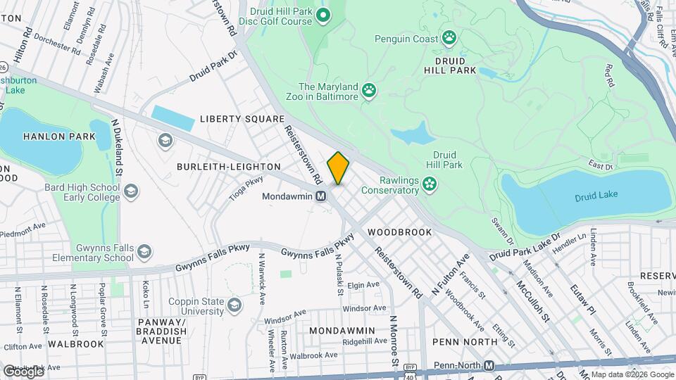 2207 Liberty Heights Ave, Unit 2 Map and Location Details