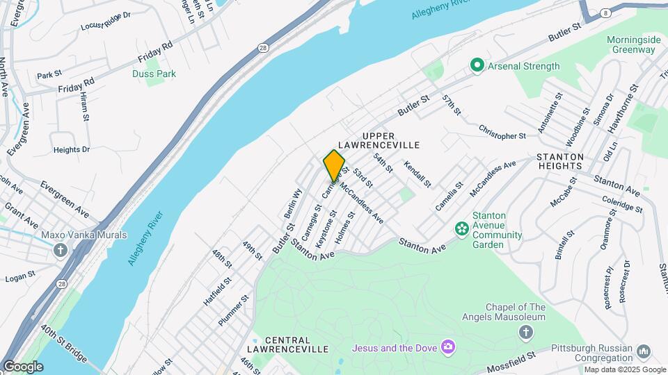 5234 Carnegie St Map and Location Details