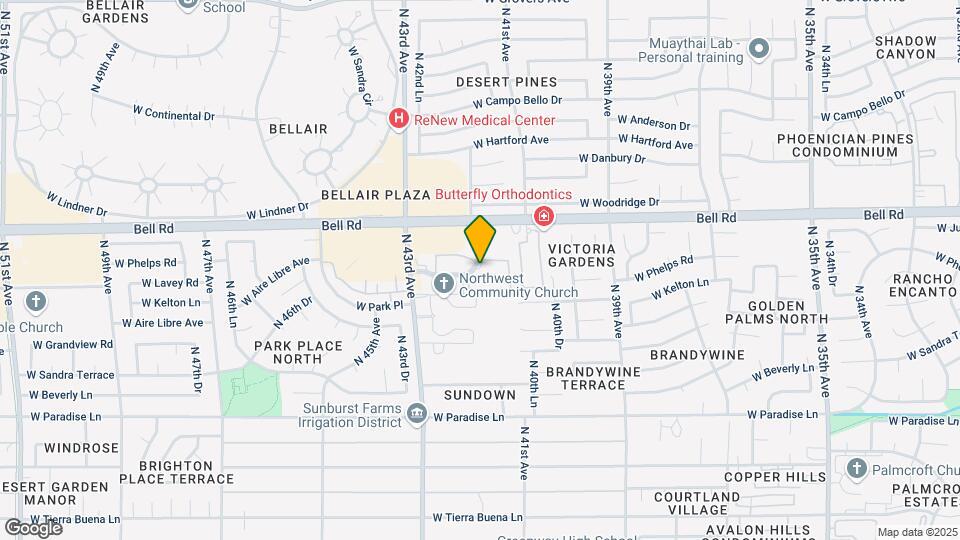 Desert Meadows Apartments Map and Location Details