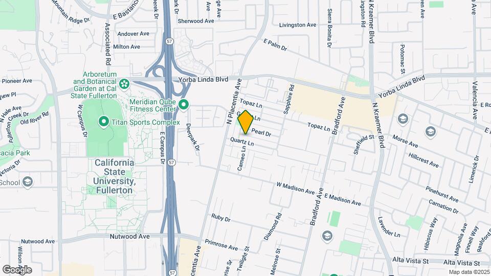 3109-3115 Quartz Ln Map and Location Details