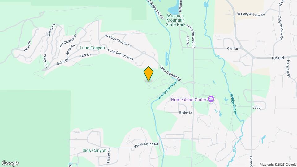 1029 W Zermatt Dr Map and Location Details