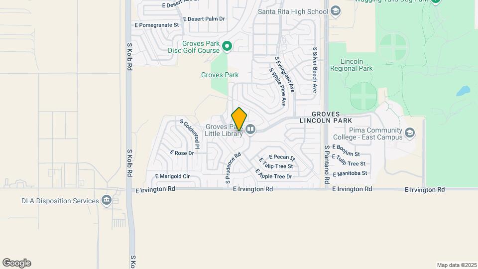 7530 E Poinciana Dr Map and Location Details