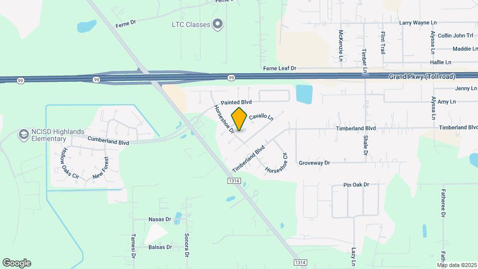 21691 Horseshoe Dr Map and Location Details