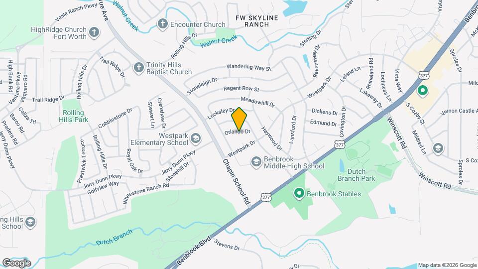 10117 Orlando Dr Map and Location Details