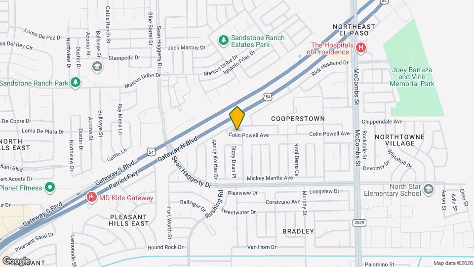 5353 Colin Powell Ave Map and Location Details