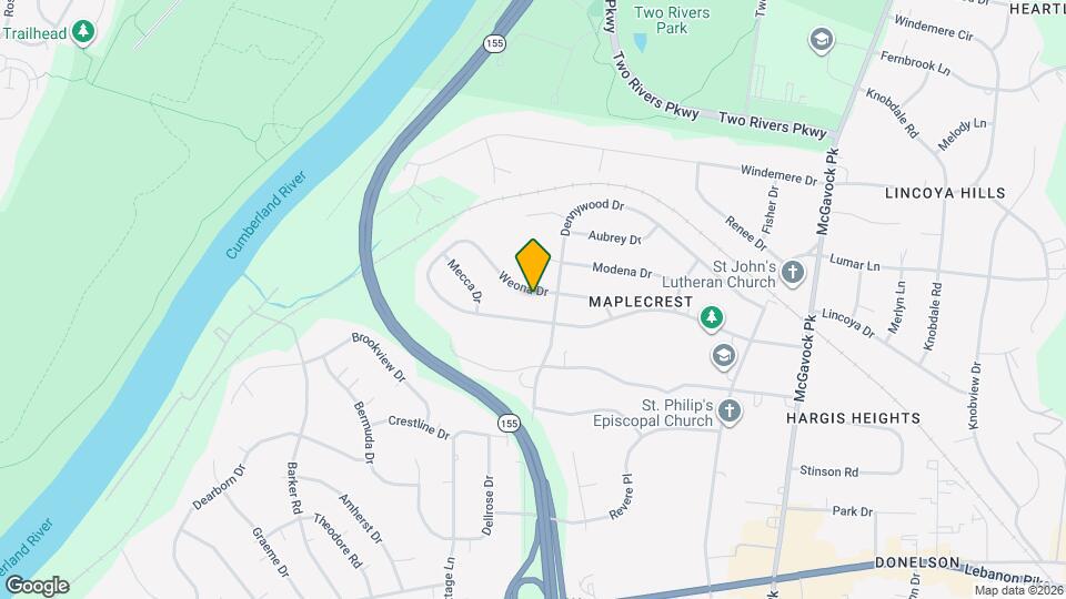 2233 Weona Dr Map and Location Details