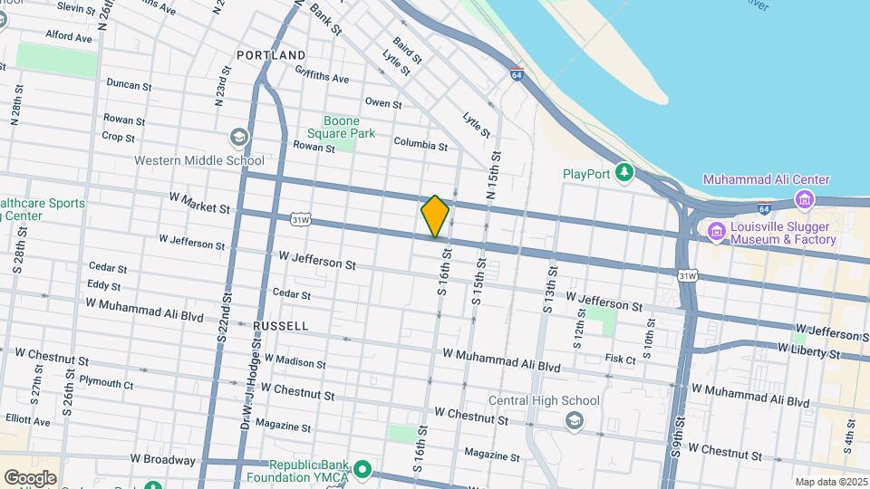 1612 W Market St Map and Location Details