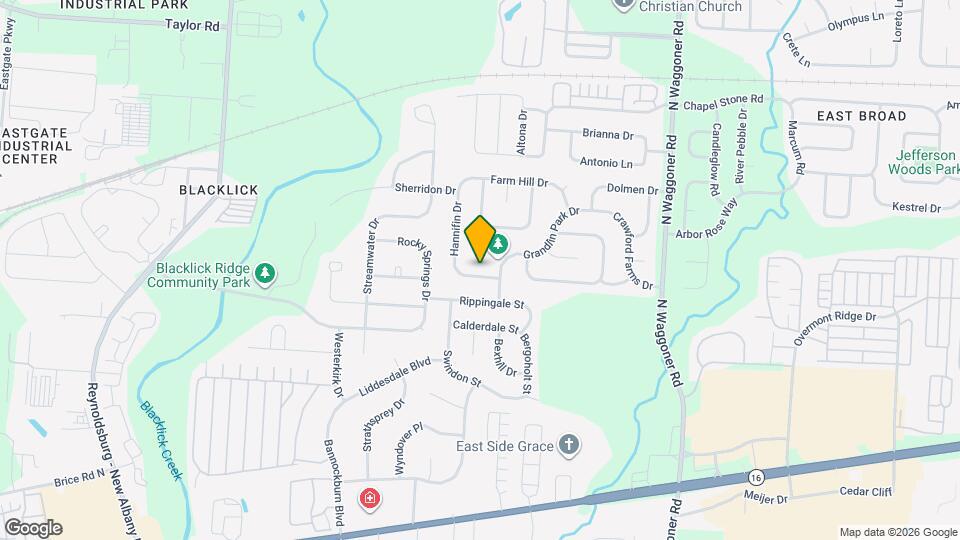 7722 Brunfield Dr Map and Location Details