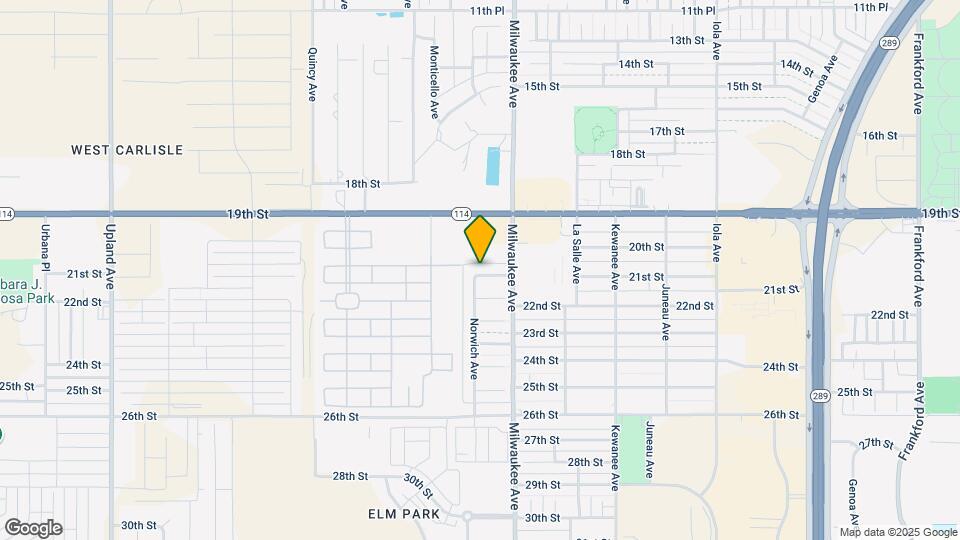 6514 21st St Map and Location Details